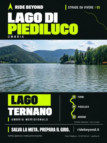 Grafica RIDE BEYOND · Lago di Piediluco