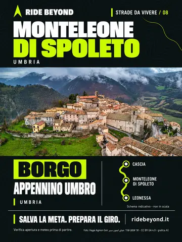 Grafica RIDE BEYOND · Monteleone di Spoleto