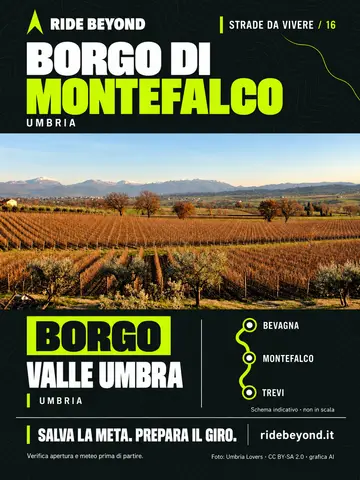 Grafica RIDE BEYOND · Montefalco