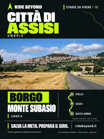 Grafica RIDE BEYOND · Assisi