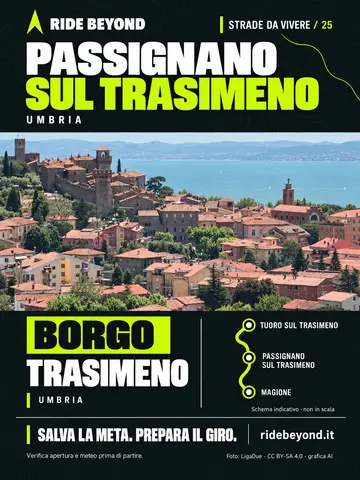 Grafica RIDE BEYOND · Passignano sul Trasimeno
