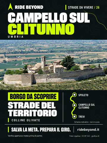 Grafica RIDE BEYOND · Campello sul Clitunno