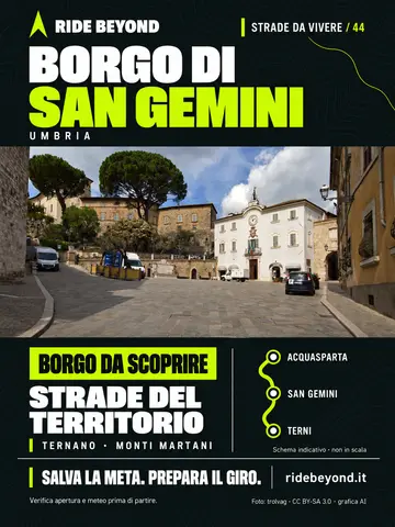 Grafica RIDE BEYOND · San Gemini