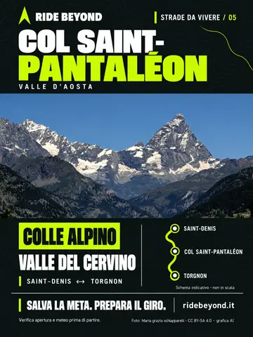 Grafica RIDE BEYOND · Col Saint-Pantaléon