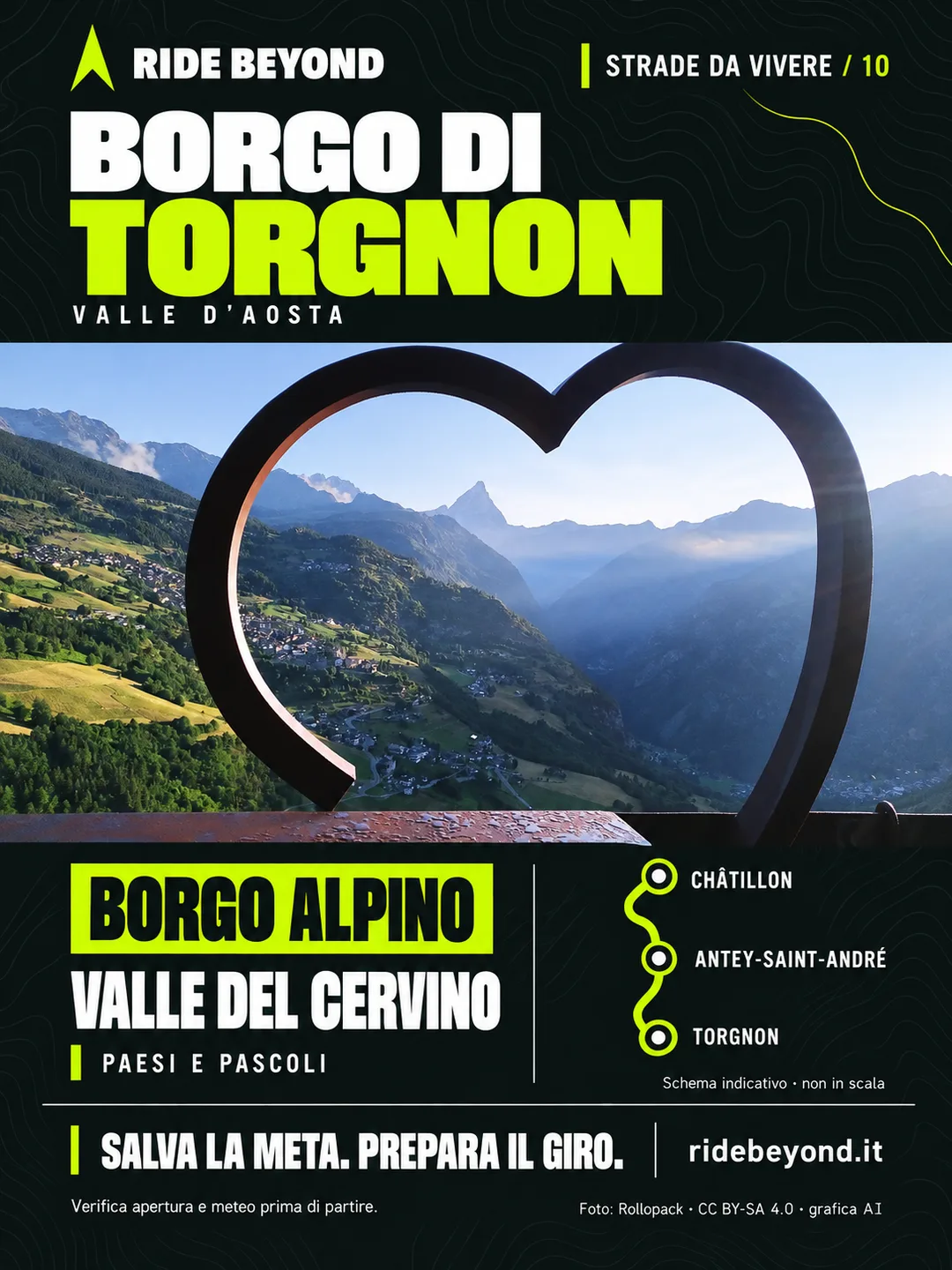 Grafica RIDE BEYOND · Torgnon, Valle d’Aosta