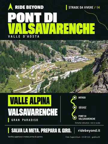 Grafica RIDE BEYOND · Pont di Valsavarenche