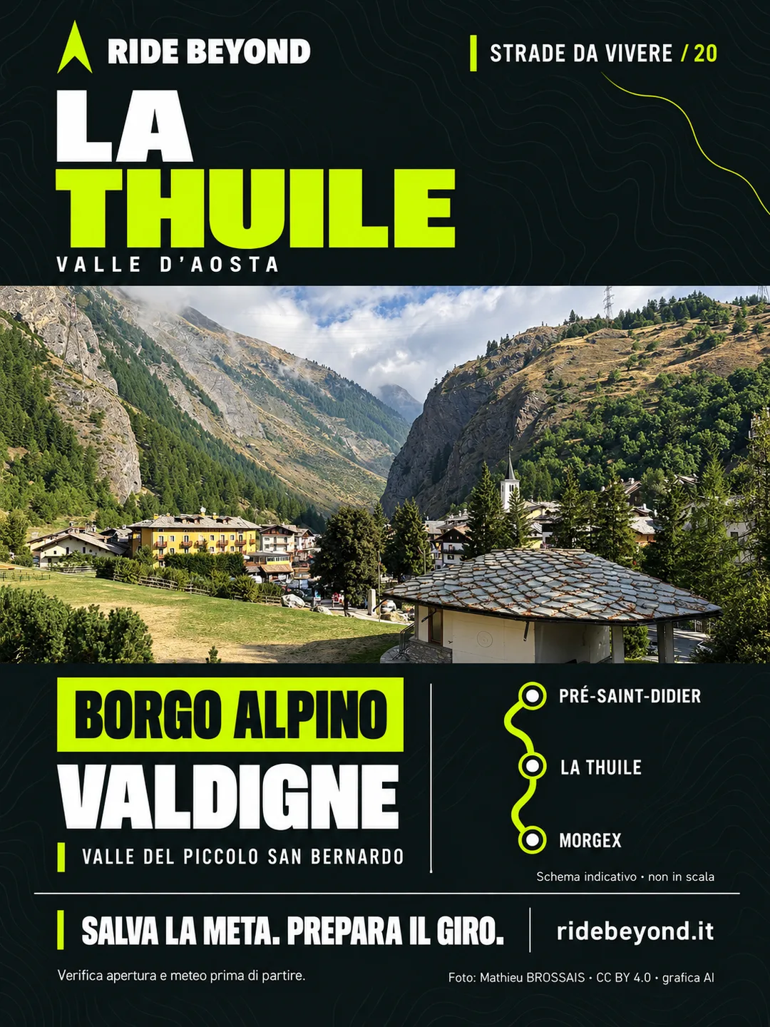 Grafica RIDE BEYOND · La Thuile, Valle d’Aosta