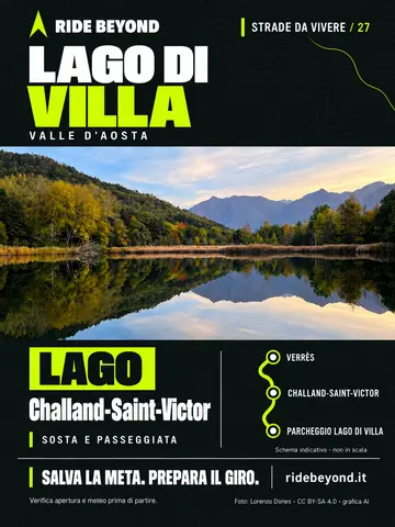 Grafica RIDE BEYOND · Lago di Villa