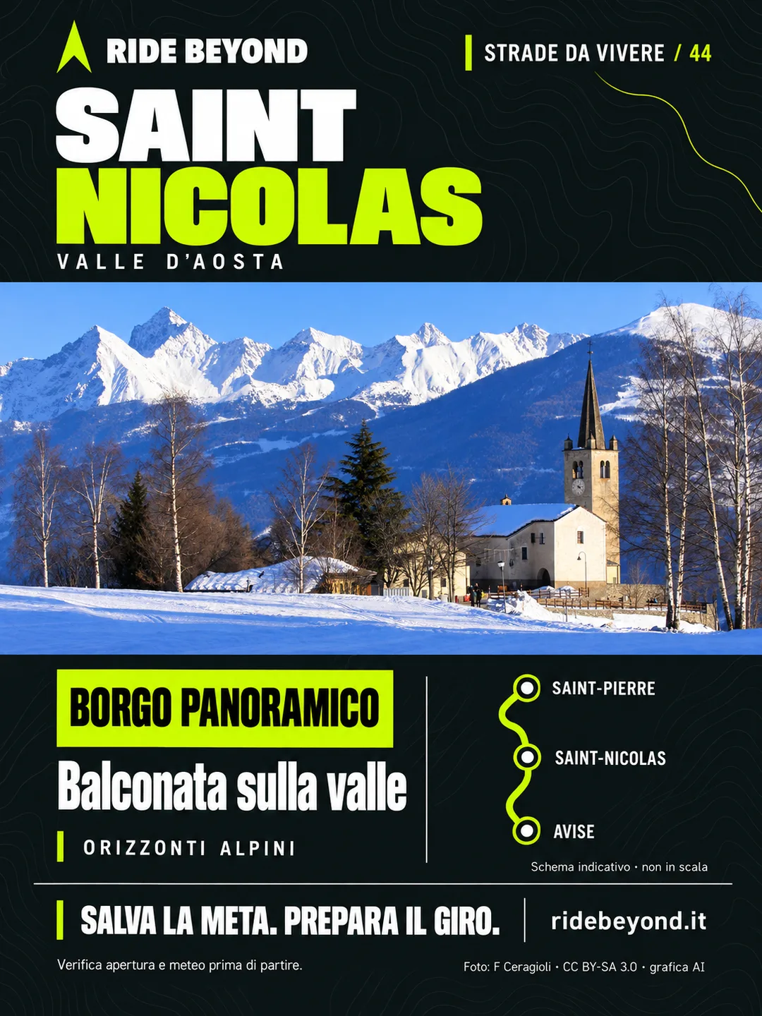 Grafica RIDE BEYOND · Saint-Nicolas, Valle d’Aosta