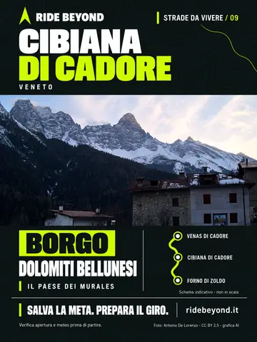 Grafica RIDE BEYOND · Cibiana di Cadore