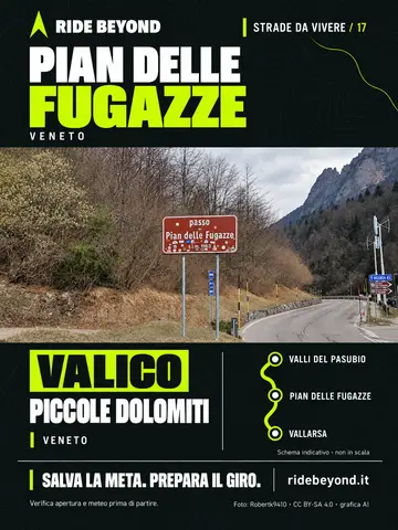 Grafica RIDE BEYOND · Pian delle Fugazze