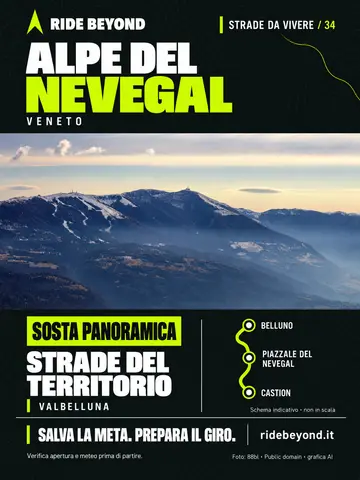 Grafica RIDE BEYOND · Alpe del Nevegal