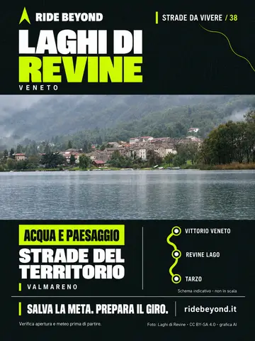 Grafica RIDE BEYOND · Laghi di Revine