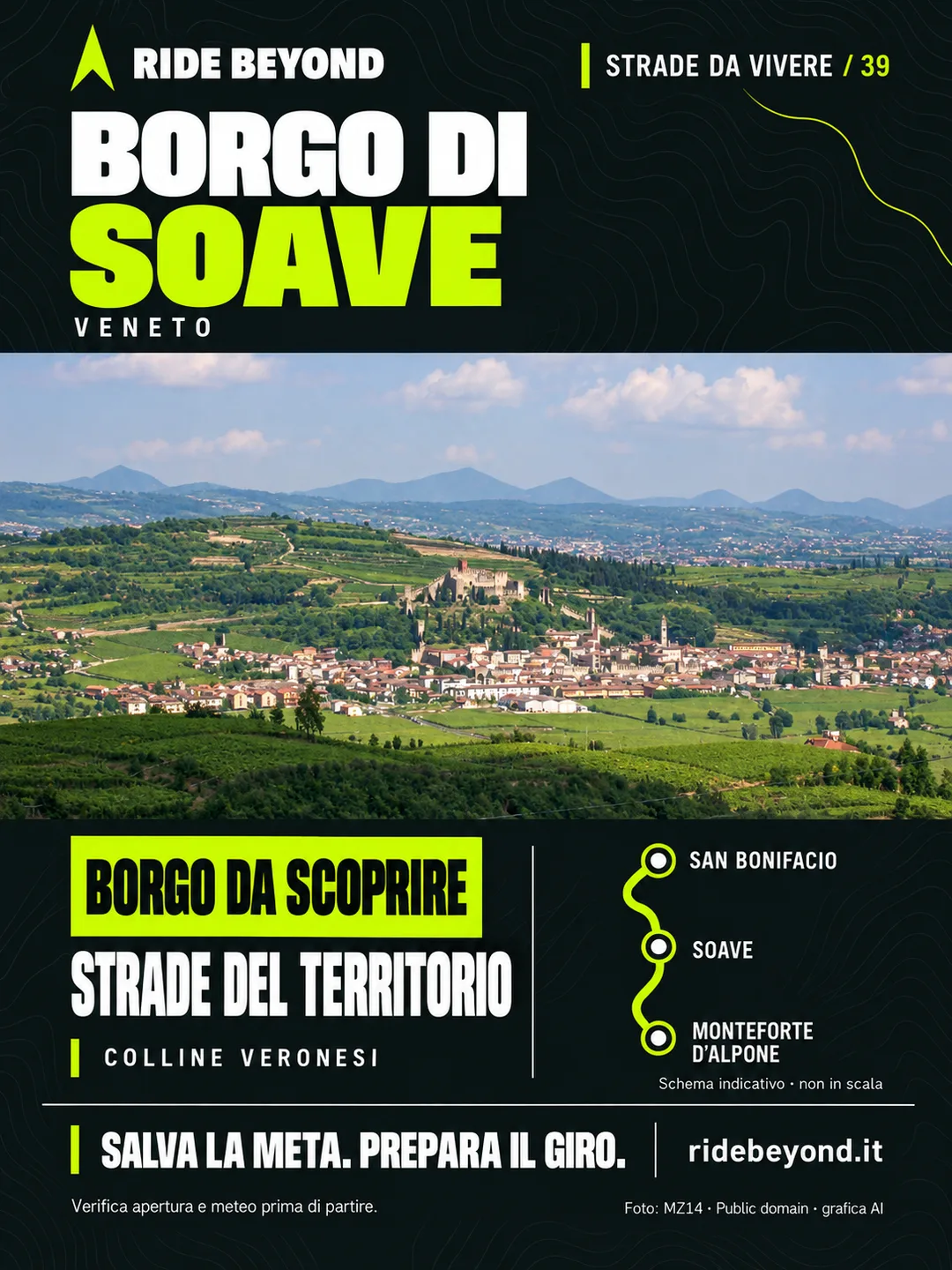 Grafica RIDE BEYOND · Soave, Veneto