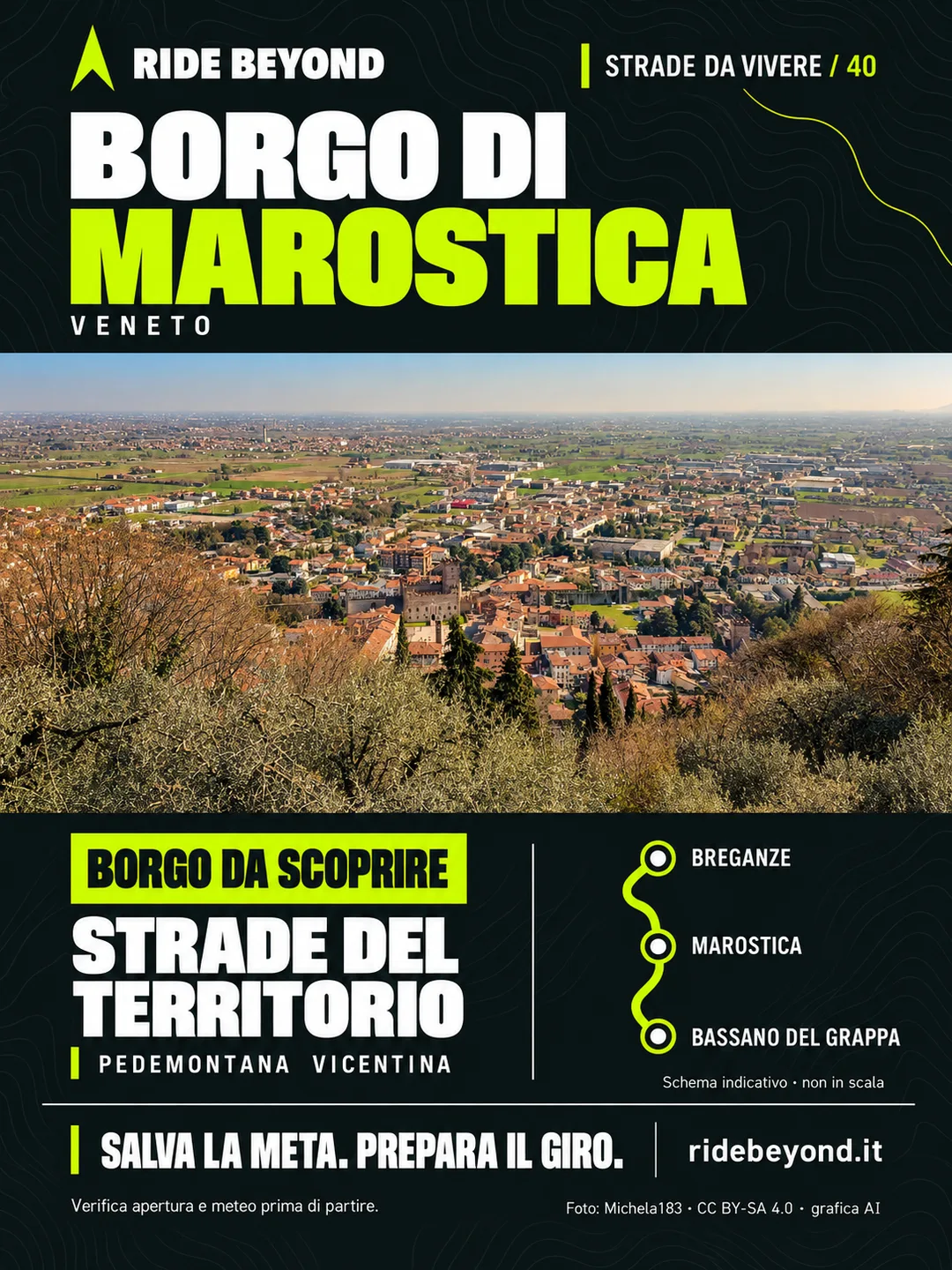Grafica RIDE BEYOND · Marostica, Veneto