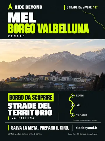 Grafica RIDE BEYOND · Mel · Borgo Valbelluna